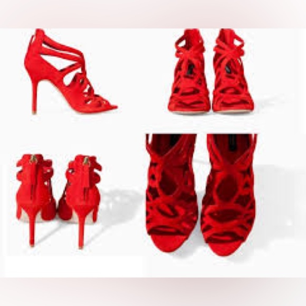Elegant Red Women's Heels